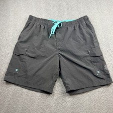 ZeroXposur Swim Shorts Men's XXL Black Cargo Stretch UPF 50 P88480S