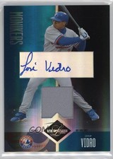 2004 Leaf Limited Monikers Jerseys Signatures 16/25 Jose Vidro #74 Auto n8a
