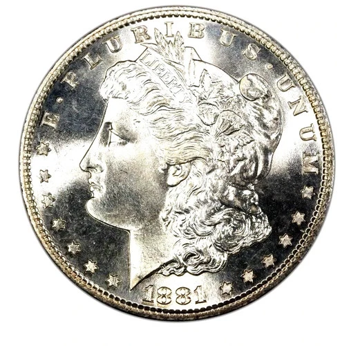 1881-S Morgan Dollar, Gem BU MS PL FIELDS,  Flashy Proof-Like Mirrors PQ