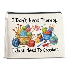 Crochet Gifts Cosmetic Bag - Gifts for Crochet Lovers Knitters Crocheters Sma...