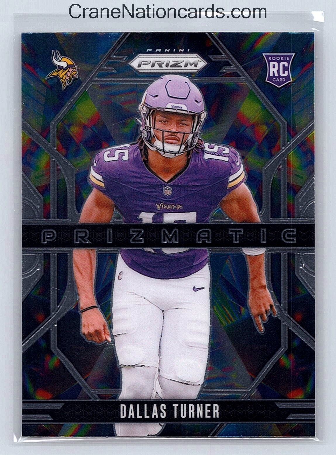 2024 Panini Prizm - Prizmatic Dallas Turner #17 (RC)