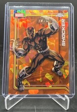 2026 Topps Chrome Marvel Comics Sapphire Shocker Orange 16/25 #153