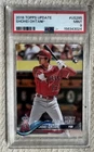 2018 TOPPS UPDATE #US285 SHOHEI OHTANI ROOKIE DEBUT RC PSA 9 Los Angeles Angels