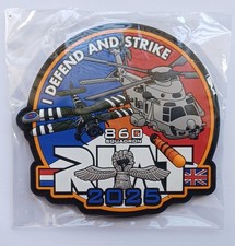 Dutch Netherlands RNLAF 860 Squadron I Defend and Strike RIAT 2025 PVC Patch
