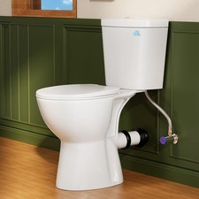 Rear Discharge Toilet 19" ADA Tall Toilets for Seniors
