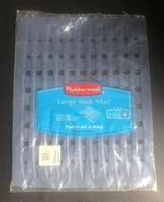 Rubbermaid  Large Sink Mat Protector 12.8” x 16” #1292 - NOS Blue Mist