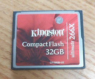 KINGSTON 32GB Ultimate 266X Compact Flash card (CF/32GB U2)