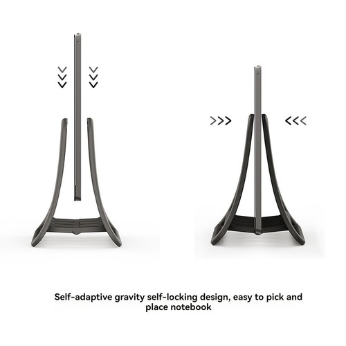 3X(Verstellbarer Vertikaler Laptopständer - Notebook- und Tablet-Halter Ver8315 - Afbeelding 4 van 10