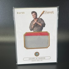 Charlie Sheen 2024 Keepsake Player Worn Jersey Patch Gem Relic 84/99 Charlie Sheen 2024 Keepsake Player Worn Jersey Patch Gem Relic 84/99
