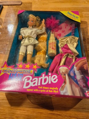 Vintage 1993 Hollywood Hair Barbie Deluxe Play Set-New in Box