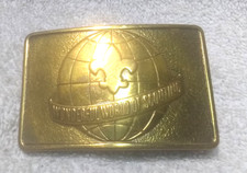 BSA Boy Scouts Of America Insignia Wonderful World Of Scouting Buckle Gold Great