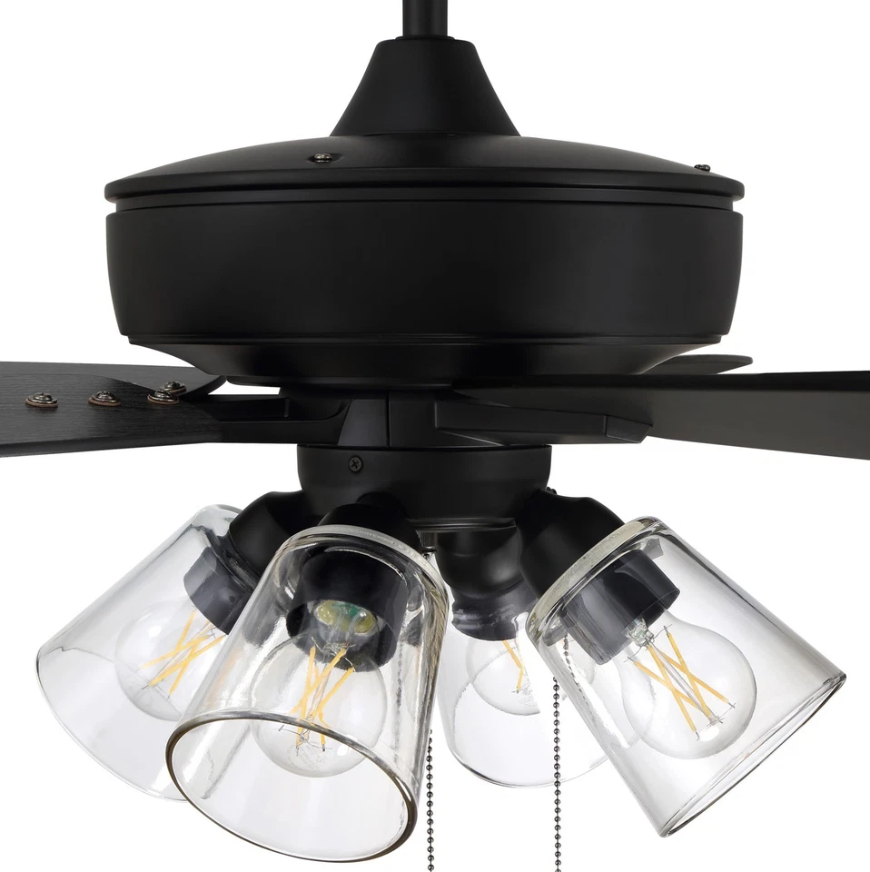 Ventilador de teto interno Craftmade S1045-60 Super Pro 60" 5 lâminas LED - - Escovado - Imagem 4 de 4