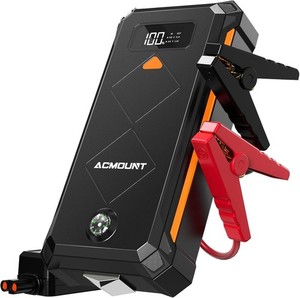 Portable Jump Starter Battery Pack 88.8Wh Power Bank LED Flashlight for Car Moto