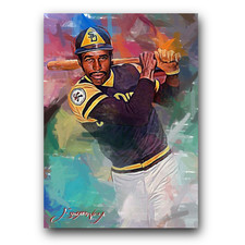 Dave Winfield #7 Art Card Limited 43/50 Edward Vela Signed (San Diego Padres)