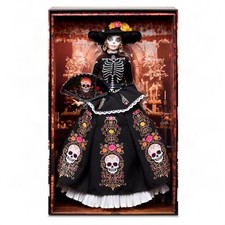 2026 Barbie Signature D a De Muertos Calavera Catrina Doll JJX98 In Hand