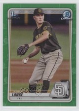 2020 Bowman Draft Chrome Green Refractor 2/99 Justin Lange #BD-99 e5z