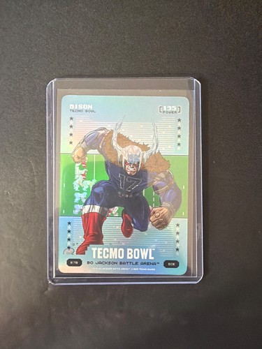 Bison Tecmo Bowl Bo Jackson Battle Arena Blue 135 Power Ice B78 2026 Foil