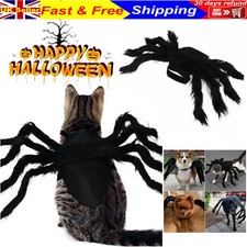 UK Halloween Pet Bat Spider Costume Funny Cosplay Clothes Outfit Cat Dog Puppy