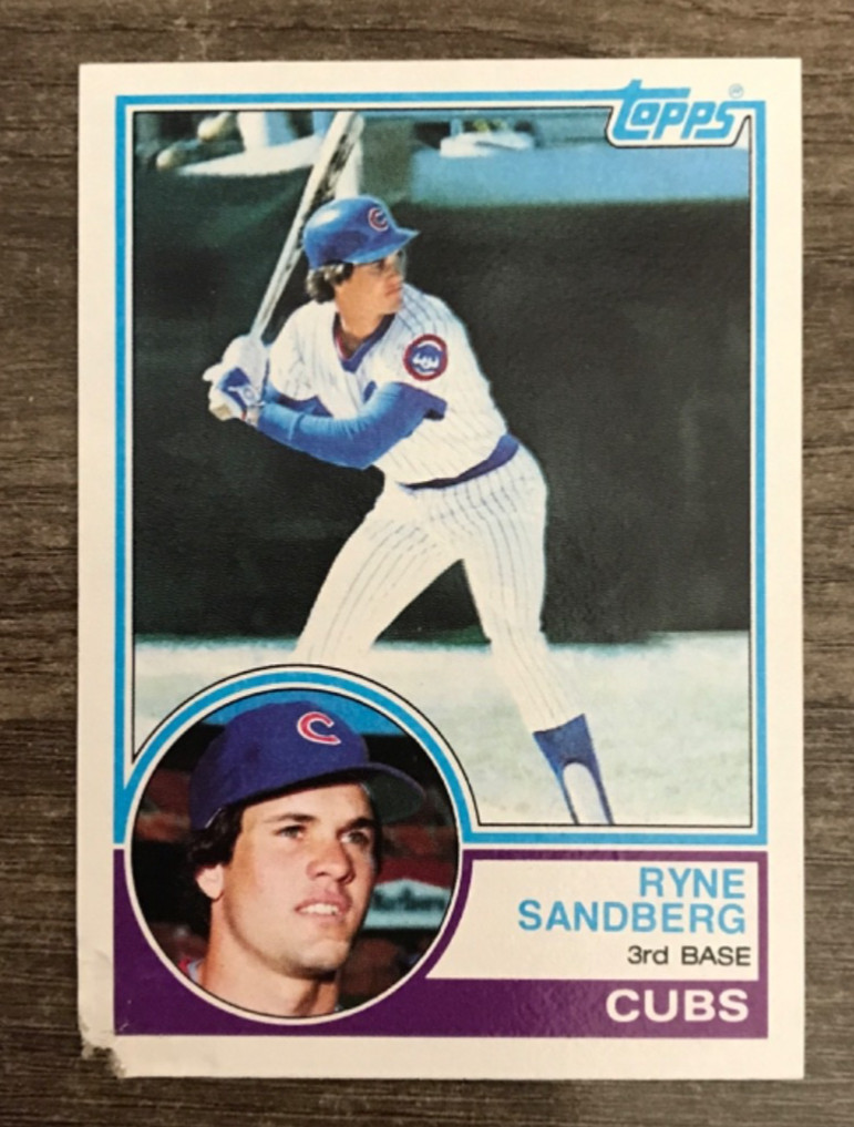 1983 Topps Ryne Sandberg #83 Rookie RC HOF