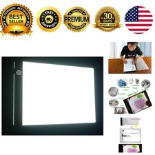 A4 Ultra-Thin Portable LED Tracing Light Box Dimmable Tracer Pad Board Adjust...