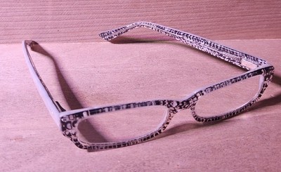 Andrea Jovine AR155 Eyeglasses Frames 54-19-140 Handmade Animal Print Retro