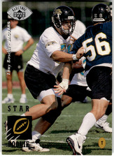 1995 Upper Deck #2 TONY BOSELLI Jacksonville Jaguars RC