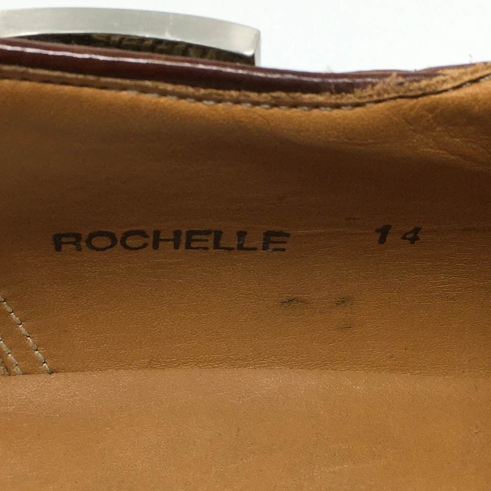 Mezlan Rochelle Mocasines Zapatos de Vestir Para Hombre Talla 14 Marrón Tejido Cuero Beige España Foto 2 de 4