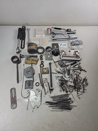 VINTAGE STEAMPUNK ART MIXED PARTS LOT 6lbs HARDWARE ELECTRONICS TOOLS & MISC F10