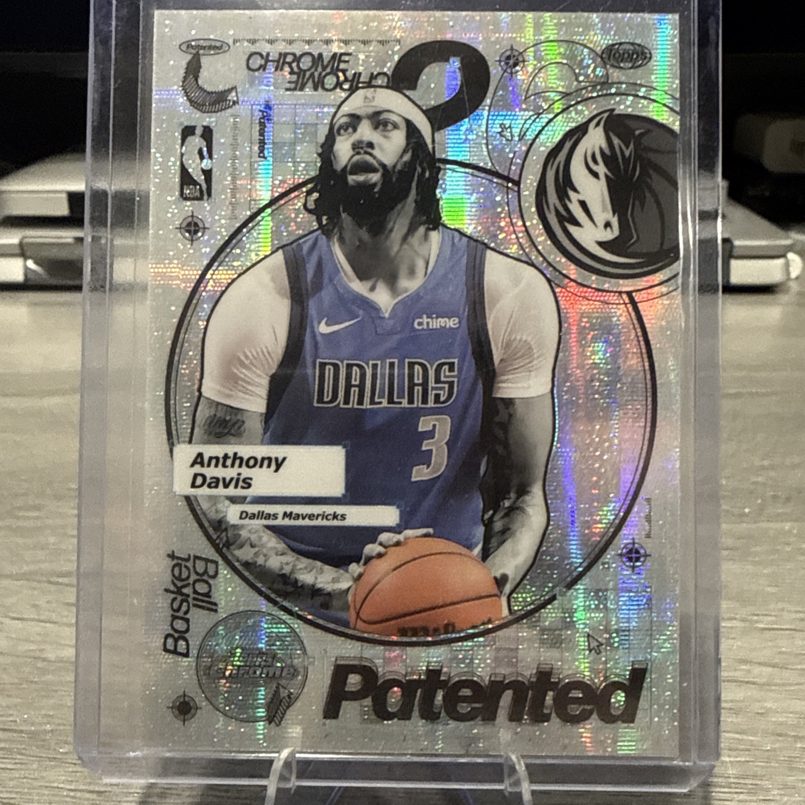 2025 Topps Chrome Anthony Davis Patented Case Hit SSP DALLAS MAVERICKS 