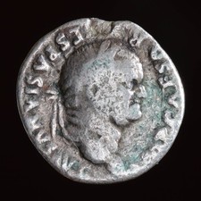 Denario AR Vespasiano - Antica