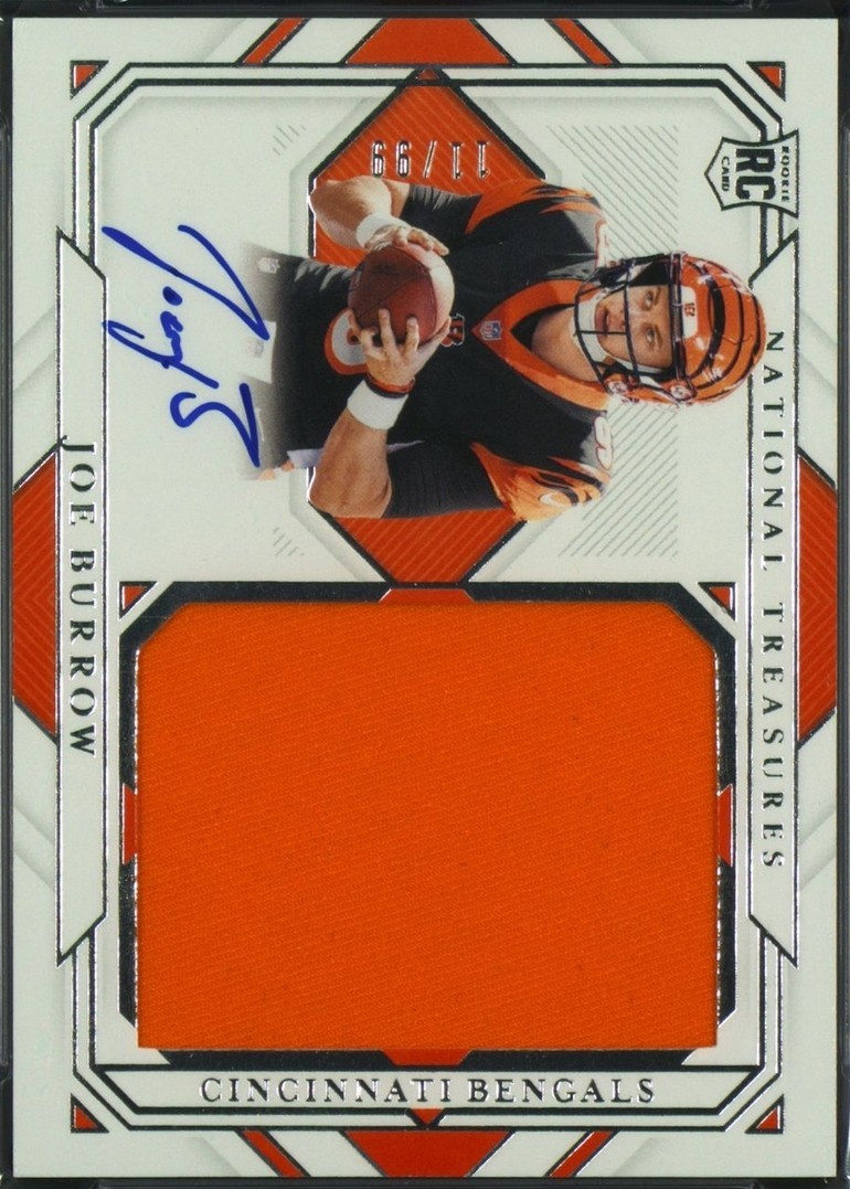 2020 Panini National Treasures Joe Burrow #156 for sale | eBay