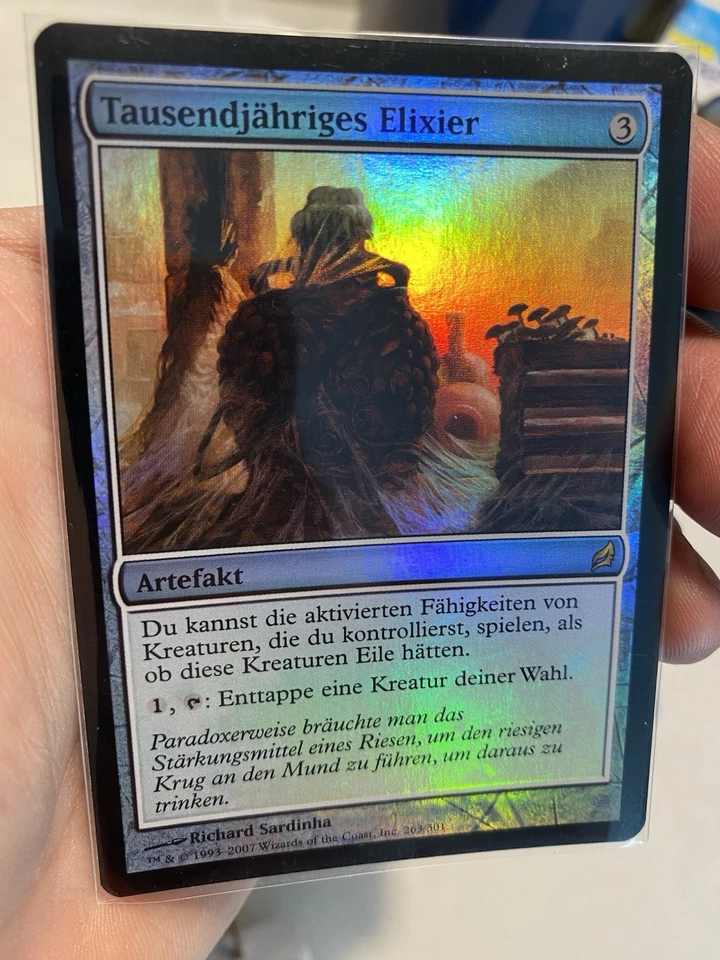 Magic The Gathering Lorwyn Thousand-Year Elixir #263/301 MTG German Foil Lorwyn - Image 3 of 3