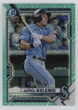 2021 Bowman Chrome Prospects Mega Box Aqua Mojo Refractor Jarred Kelenic oh8