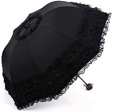Travel Umbrella Folding UV Resistance Princess Lace Parasol Umbrellas Sun Umbrel