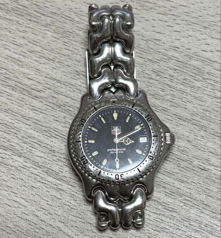 USED Excellent]TAG Heuer S/el WG1114-K0 Men's Watch Black dial
