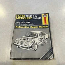 Haynes Automotive Repair Manual Book 36078 1984-1994 Ford Tempo Mercury Topaz