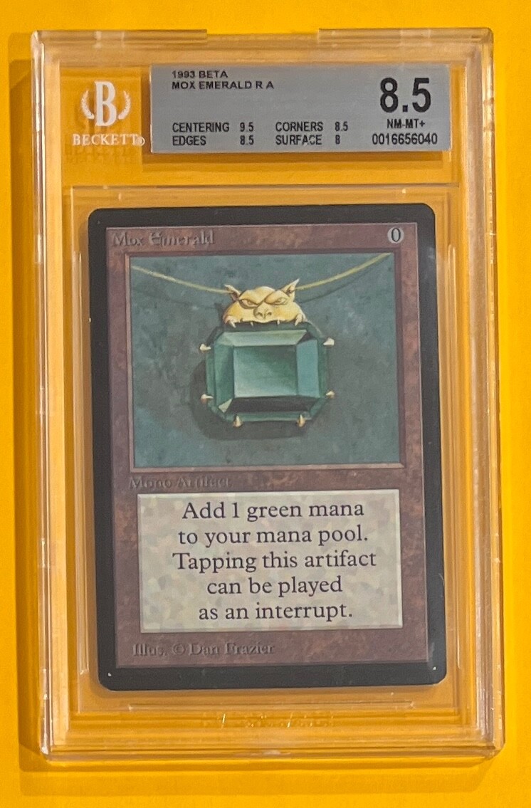 MTG MOX EMERALD Beta (BGS 8.5) (OldManMTG 009-160) | eBay MTG MOX EMERALD Beta (BGS 8.5) (OldManMTG 009-160) | eBay