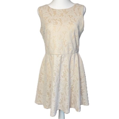 Heart Soul Women's Blush Sleeveless Lace Fit & Flare Dress Large (Juniors') | eBay Heart Soul Women's Blush Sleeveless Lace Fit & Flare Dress Large (Juniors') | eBay