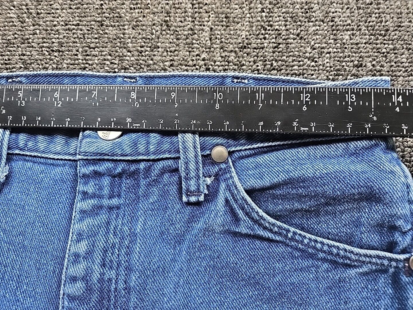 Wrangler Jeans Mens 28x32 13MWZ Distressed Cowboy… - image 9