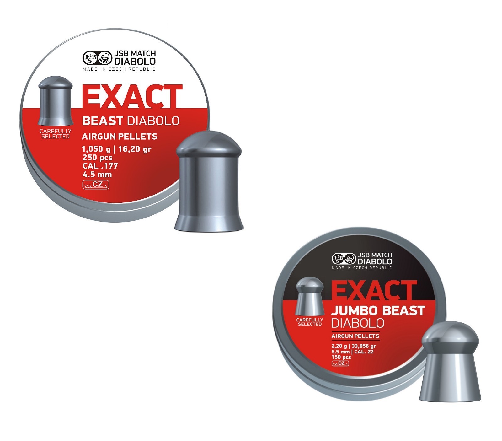 Air Rifle Pellet Samples 50 Pellet Sample Packs F.A.C PCP Heavy Pellets