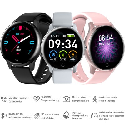 Women Men Smart Watch Bluetooth Heart Rate Sleep Monitor for Samsung S20  S10 A70 | eBay
