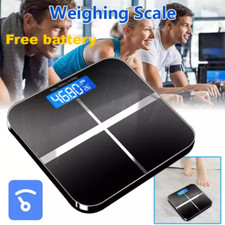 Neu Digitale Personenwaage Körperwaage Fitnesswaage Gewicht Waage bis 180kg DHL