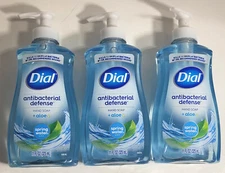 Dial Antibacterial Defense Liquid Hand Soap, Spring Water + Aloe, 11 oz  3 Pack
