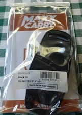 Maxx Carry Black RH Quick Draw Leather Belt Holster Colt 1911 3,4,5" QD-C210-1R 