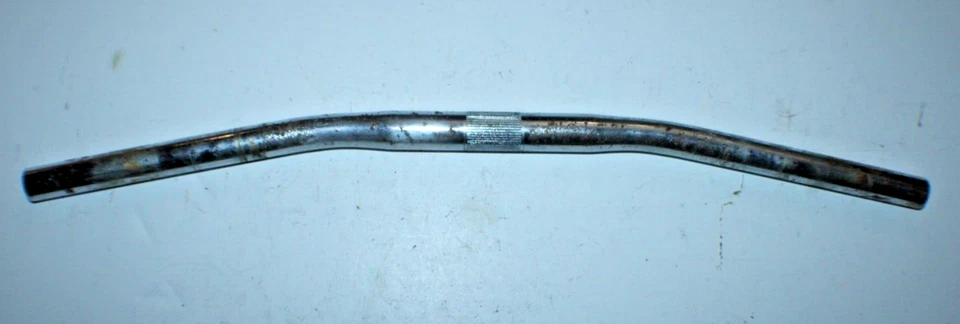 Manillar de barra plana MTB 25,4 mm 61 cm 22,2 mm Trail Downhill plateado acero remitente de EE. UU. Foto 2 de 4