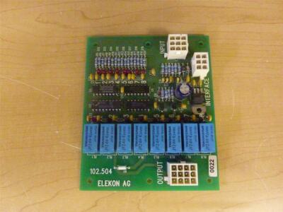 Belimed WD 250 Elekon 102.504 Interface Circuit Board #13998