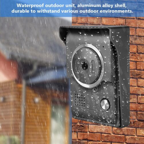 7Inches TFT/LCD HD Wired Video Intercom Doorbell Infrared Night Vision Doorp GOF