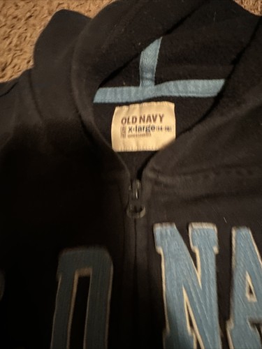 Woman’s Old Nave Zip Up Hoodie Size Xl - Picture 2 of 2
