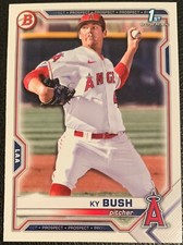 2021 BOWMAN DRAFT KY BUSH LOS ANGELES ANGELS PROSPECT #BD-149 1ST BOWMAN PAPER 