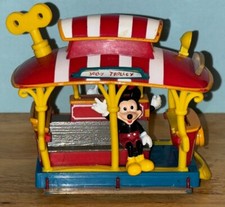 Disney Mickey  Minnie Mouse Jolly Trolley Car Pull-Back Toy Disneyland ToonTown